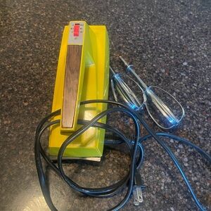 Vintage Sears 3 Speed Electric Hand Mixer Harvest Gold